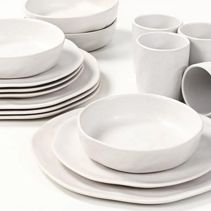 16-Piece Ceramic Dinnerware Set for Four Place Settings
