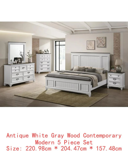 5-Piece King Bedroom Furniture Set with Storage