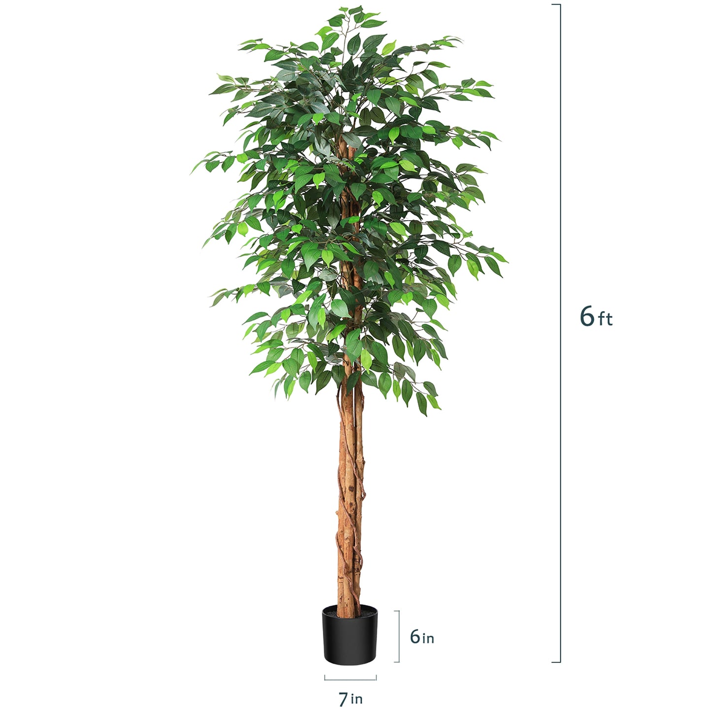 Artificial Ficus Floor Tree