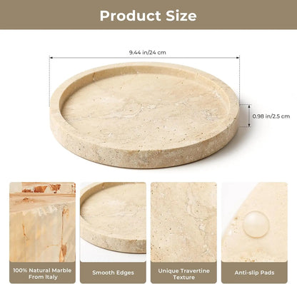 Luxury Marble Decorative Vanity Organizer Tray