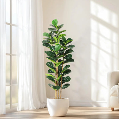 Artificial Fiddle Leaf Fig Floor Tree