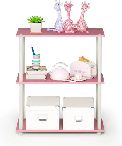 Tool-Free 3-Tier Corner Storage Shelf