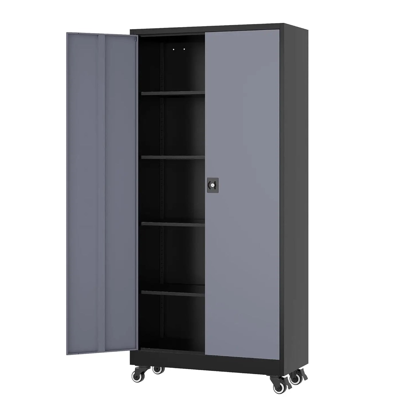 Heavy Duty Rolling Garage Cabinet with Lock