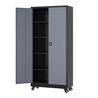 Heavy Duty Rolling Garage Cabinet with Lock
