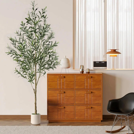 Artificial Olive Floor Leaf