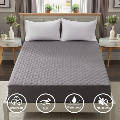 Waterproof Noiseless Deep Pocket Mattress Protector Cover