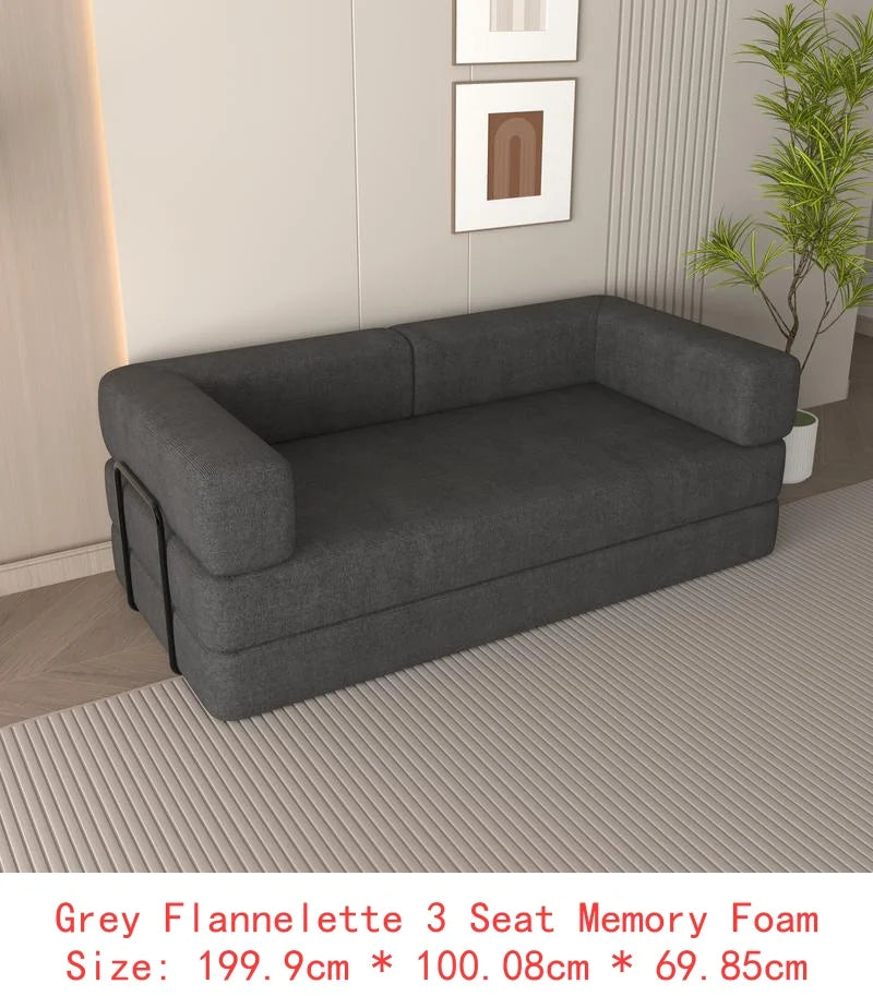 L-Shaped Cloud Deep Seat Sectional Sofa