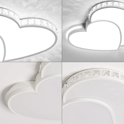 Modern Heart Shaped LED Ceiling Light