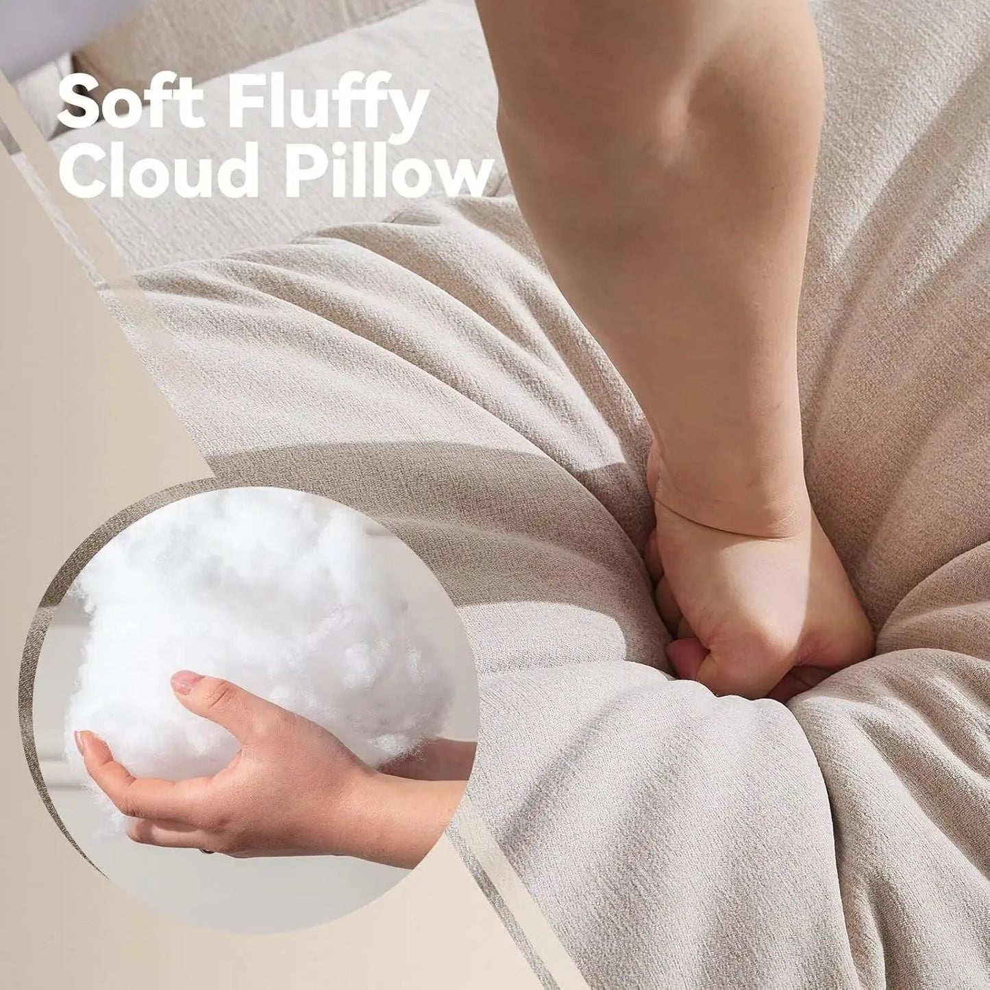 Oversized Modular Cloud Sectional with Removable Covers