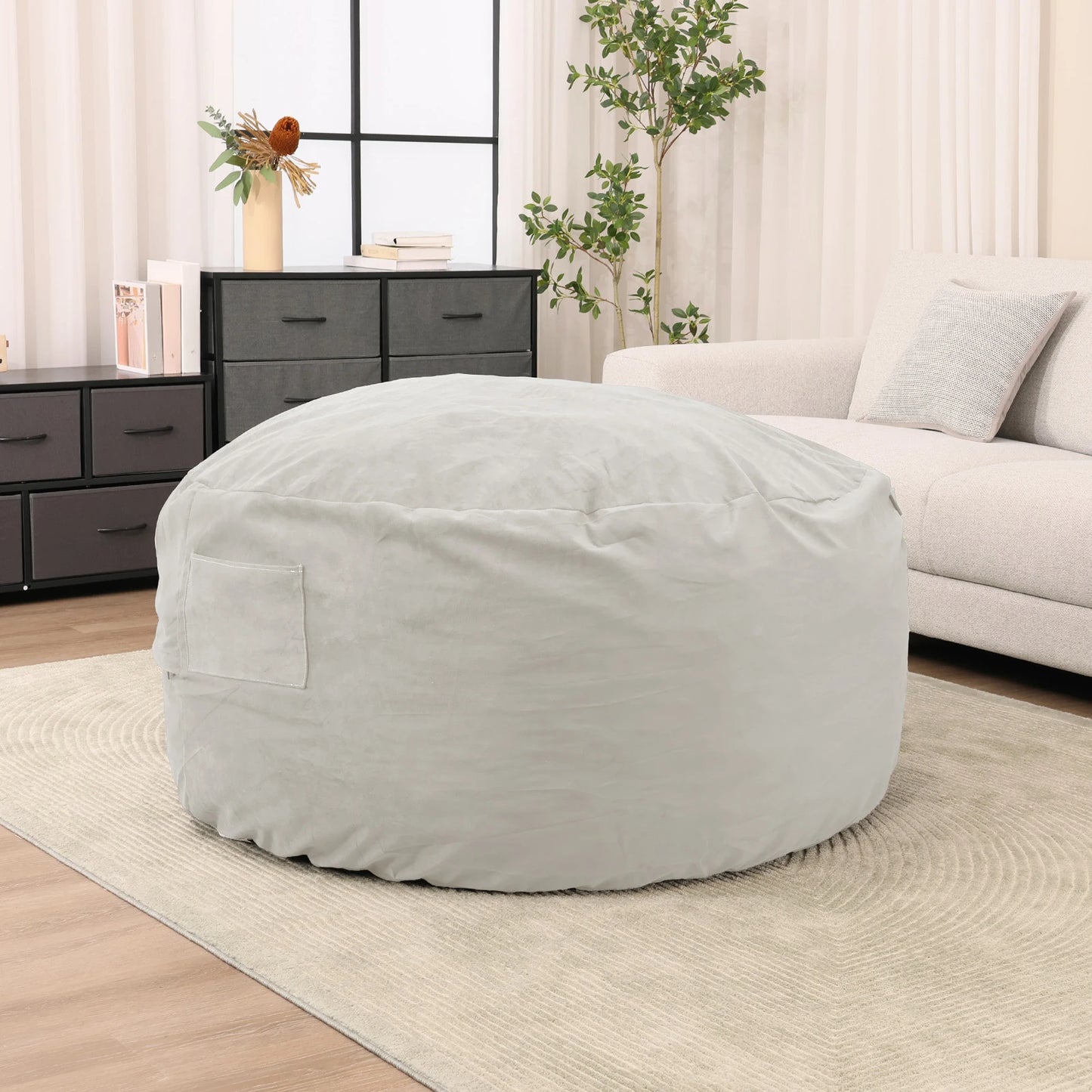 Oversized Bean Bag Chair for Gaming and Relaxing