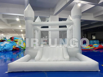Kids Inflatable Bounce House with Slide and Ball Pit