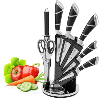 Nonstick Stainless-Steel Kitchen Knife Set