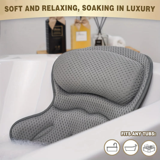 Luxury Non-Slip Spa Bath Support Pillow