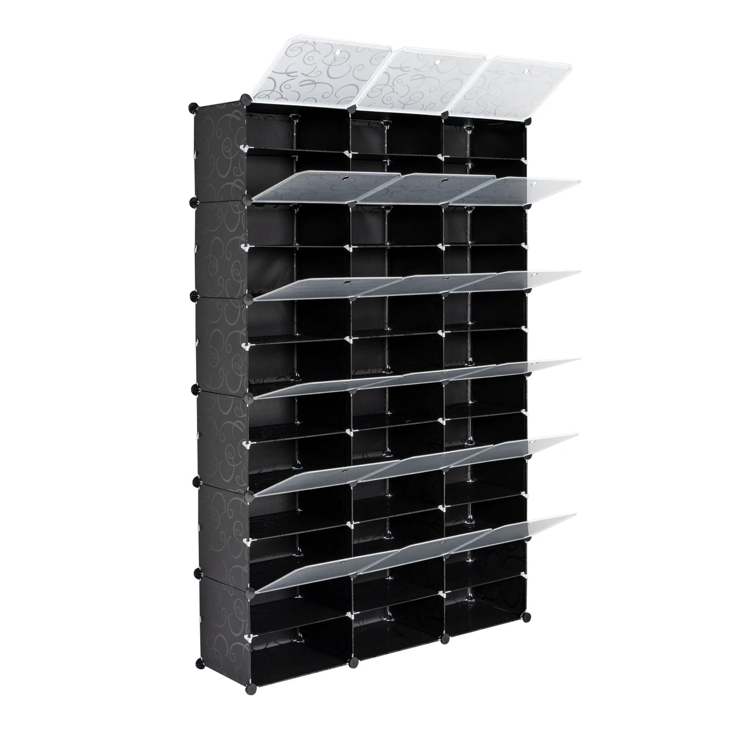 12-Tier Portable Shoe Storage Organizer Rack