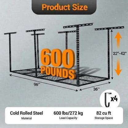Heavy Duty Garage Ceiling Storage Rack