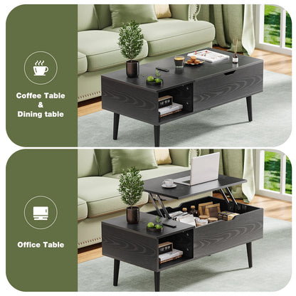 Lift Top Coffee Table Desk Adjustable
