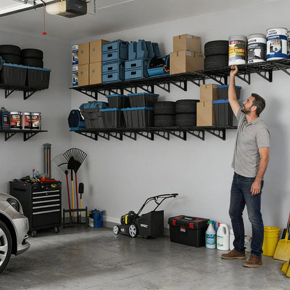 Heavy Duty Wall Mounted Garage Storage Shelves
