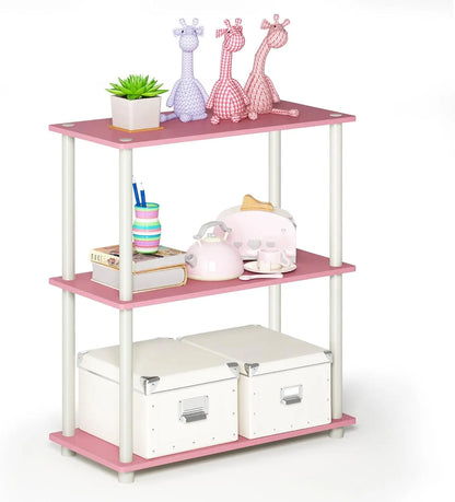 Tool-Free 3-Tier Corner Storage Shelf