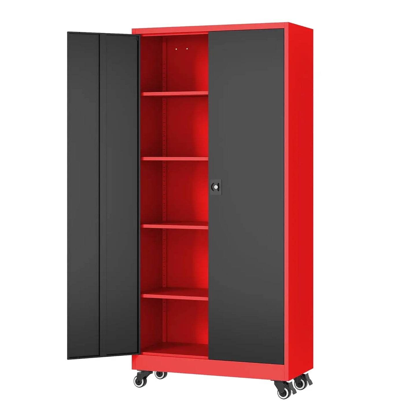 Heavy Duty Rolling Garage Cabinet with Lock