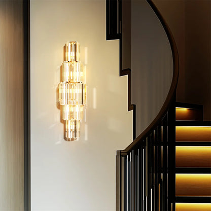 Modern Crystal Wall Sconce Light Fixture