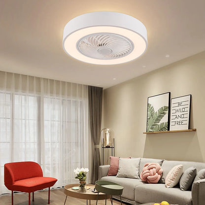 Modern LED Ceiling Fan Light with Remote