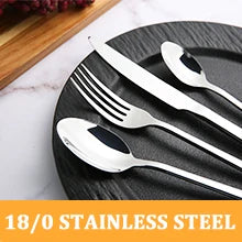 24-Piece Stainless Steel Flatware Set for Six