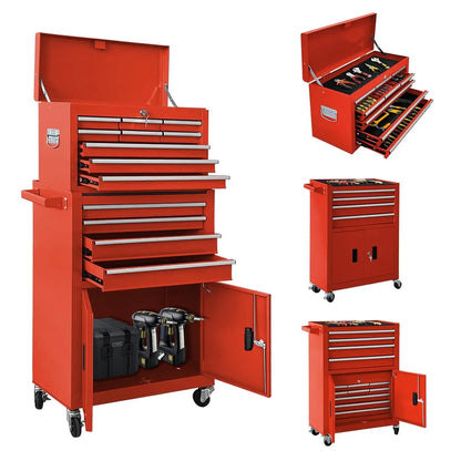 13-Drawer Rolling Garage Tool Chest Cabinet