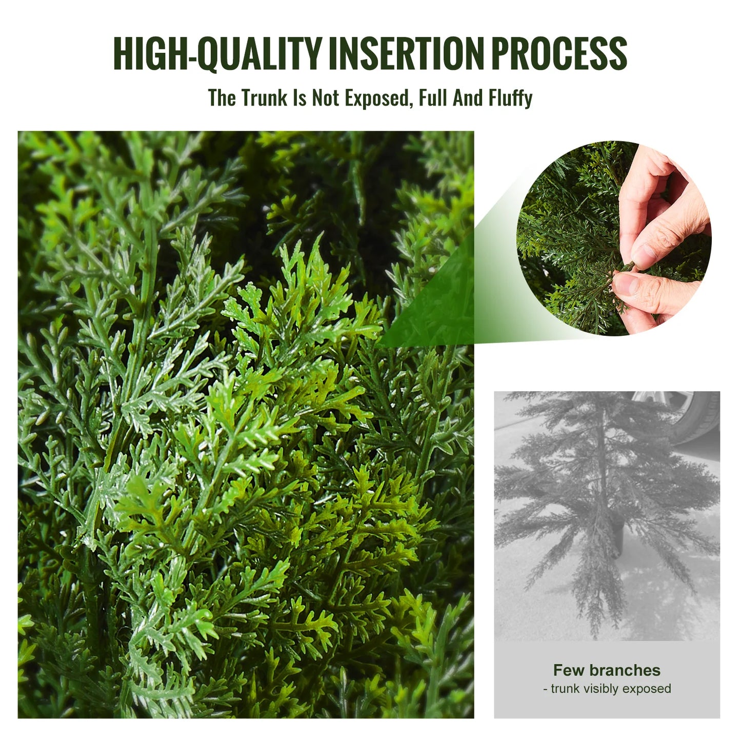 Artificial Cedar Topiary Floor Tree