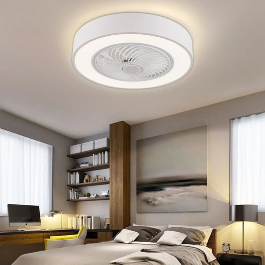 Modern LED Ceiling Fan Light with Remote