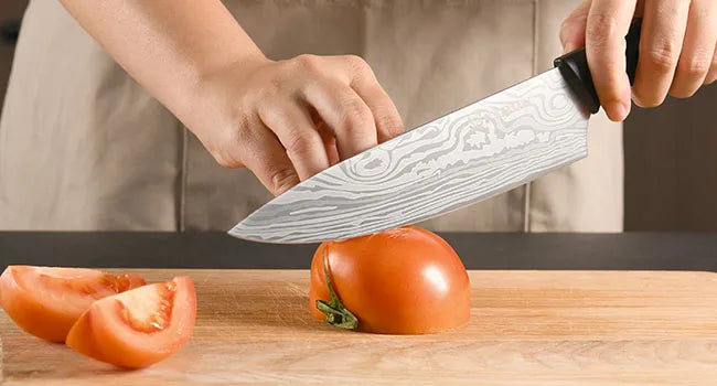 Obsidian 15 Piece Damascus Knife Block Collection