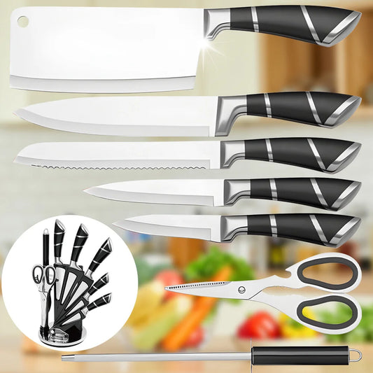 Nonstick Stainless-Steel Kitchen Knife Set