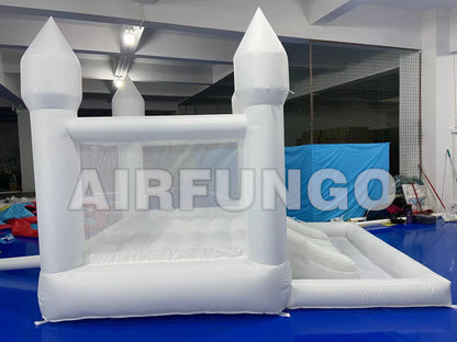 Kids Inflatable Bounce House with Slide and Ball Pit