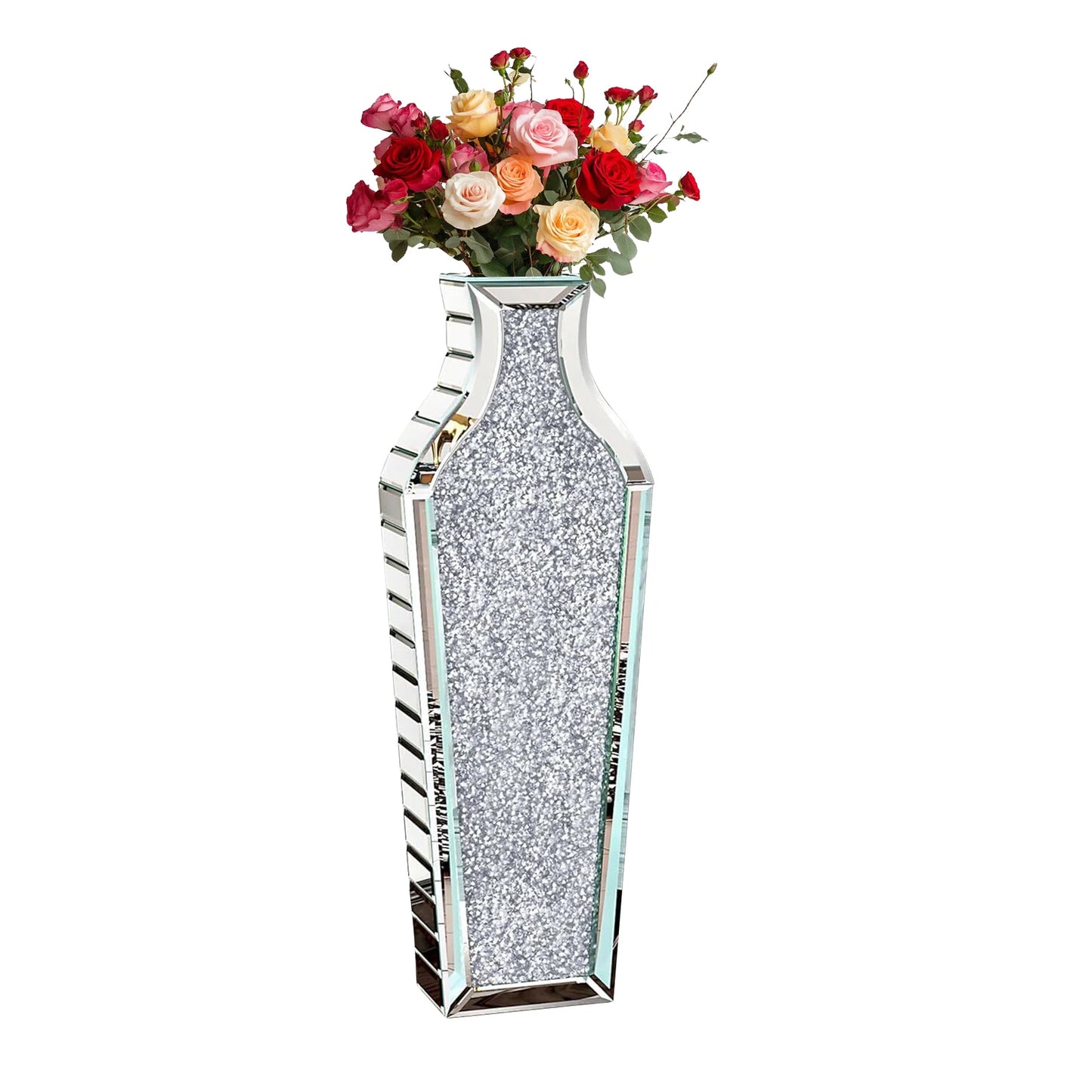 Luxury Crushed Diamond Floor Vase