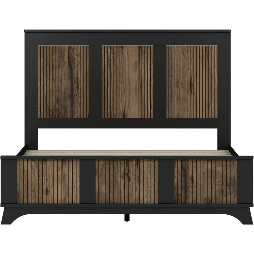 4 Piece Queen Bedroom Furniture Set with Platform Bed
