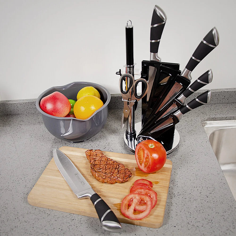 Nonstick Stainless-Steel Kitchen Knife Set