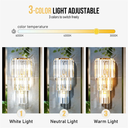 Modern Crystal Wall Sconce Light Fixture