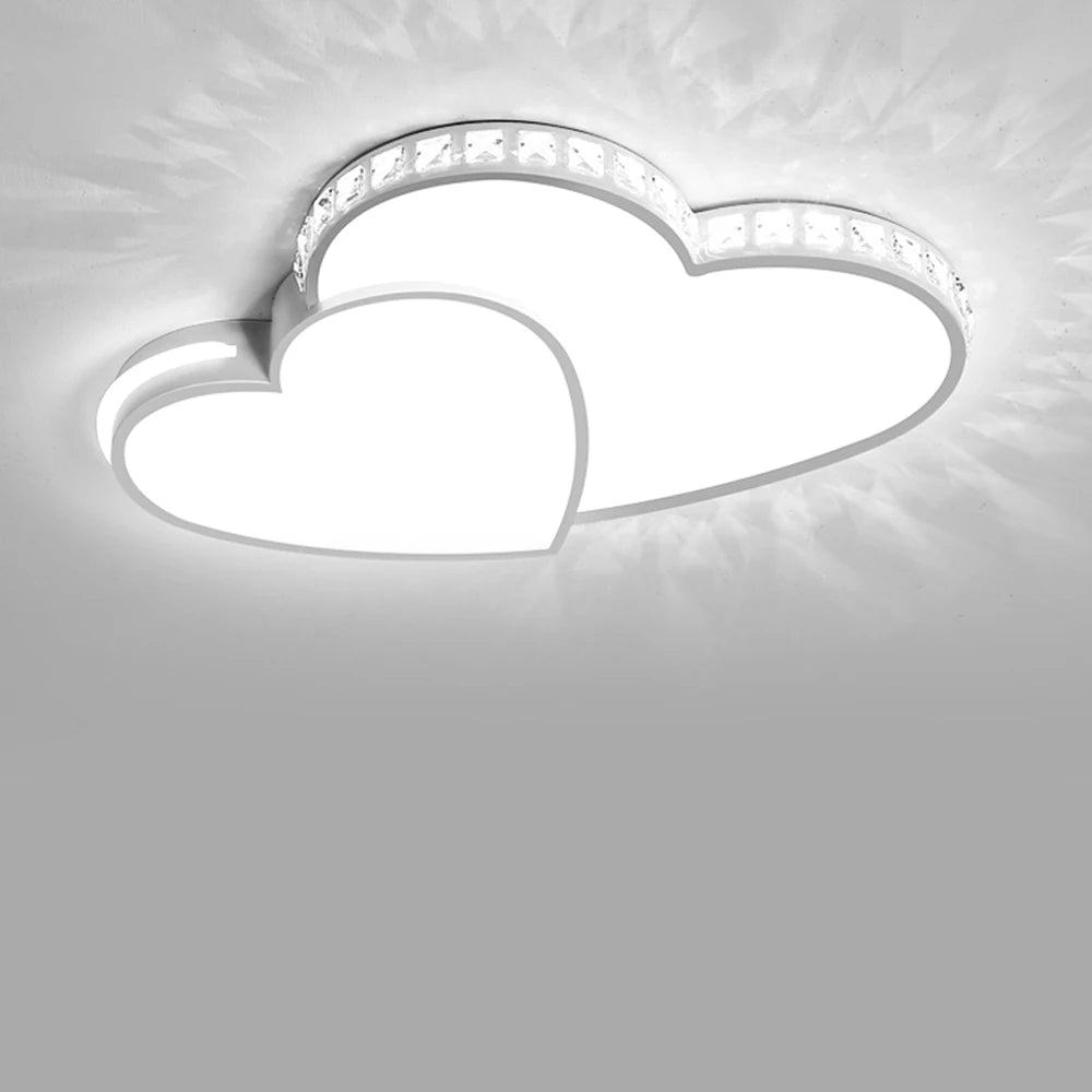 Modern Heart Shaped LED Ceiling Light