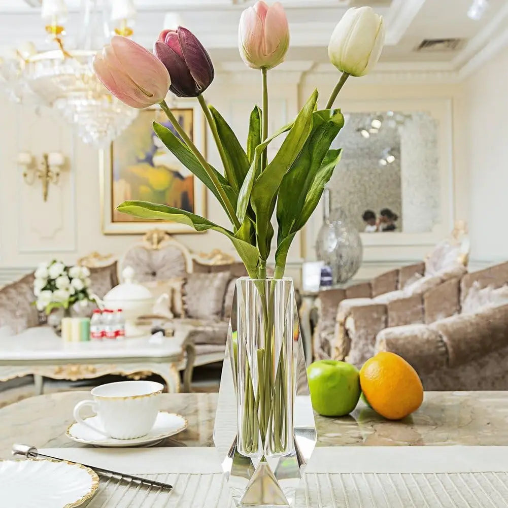 Crystal Flower Bud Vase