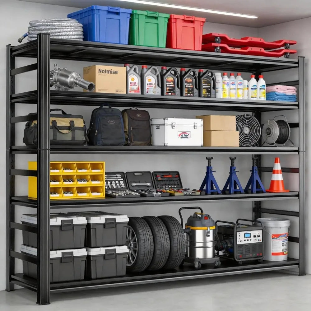 Heavy Duty 5-Tier Garage Storage Shelving Rack