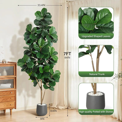Artificial Fiddle Leaf Fig Floor Tree