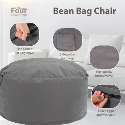 Oversized Bean Bag Chair for Gaming and Relaxing
