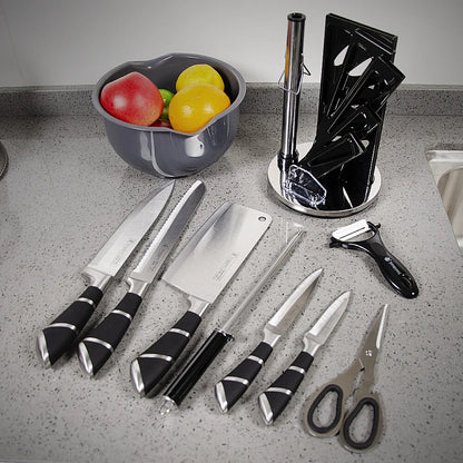Nonstick Stainless-Steel Kitchen Knife Set