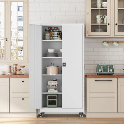 Heavy Duty Rolling Garage Cabinet with Lock