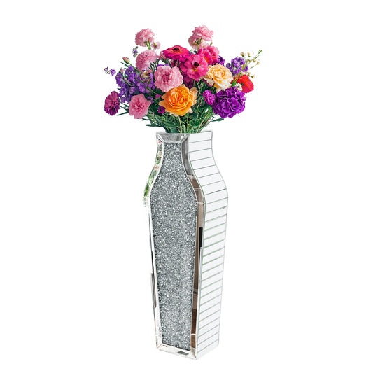 Luxury Crushed Diamond Floor Vase