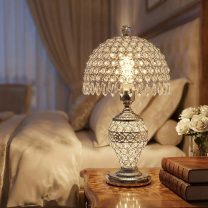 Lumiere Crystal Table Lamp Luxury Home Decor