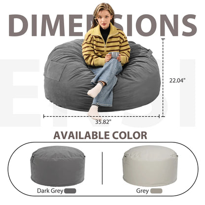 Oversized Bean Bag Chair for Gaming and Relaxing