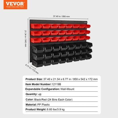 Wall Mounted Garage Tool Organizer Storage Rack
