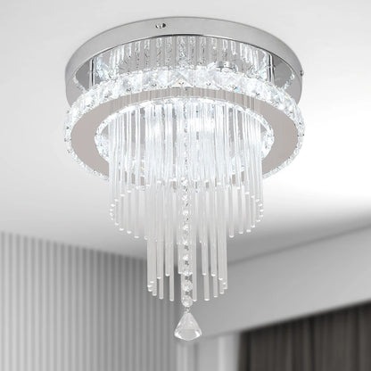 Luxury Crystal Waterfall Pendant Ceiling Chandelier