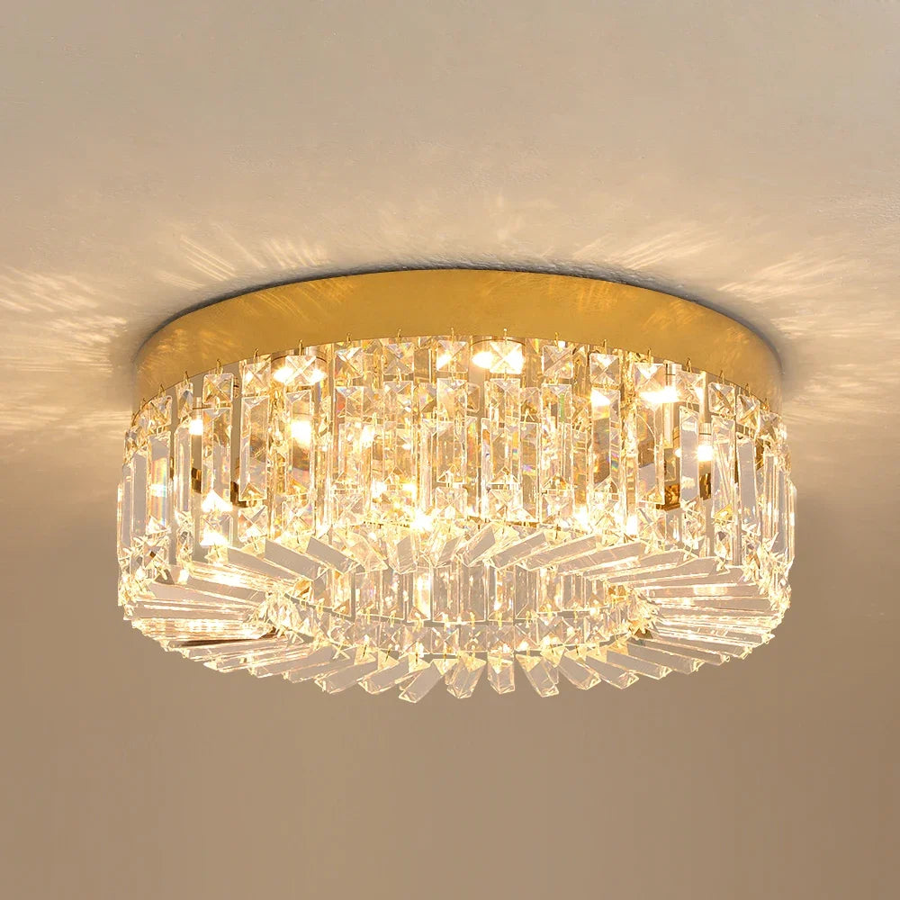Luxury Crystal LED Ceiling Light Fixture