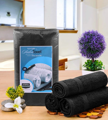 Professional Cotton Salon Towels 24 Pack